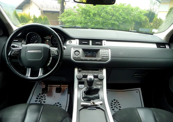 Land Rover Range Rover Evoque cena 59900 przebieg: 273000, rok produkcji 2012 z Ząbkowice Śląskie małe 631